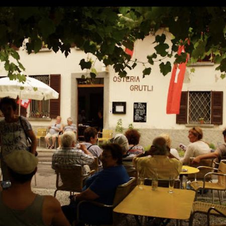 Osteria Gruetli Con Alloggio Borgnone Exterior photo